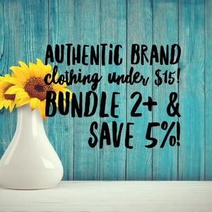 Authentic Brand Women's Clothing Under $15!